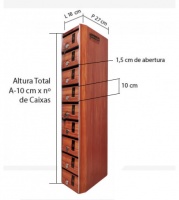 Altura da caixa ECO  CODIGO ECE